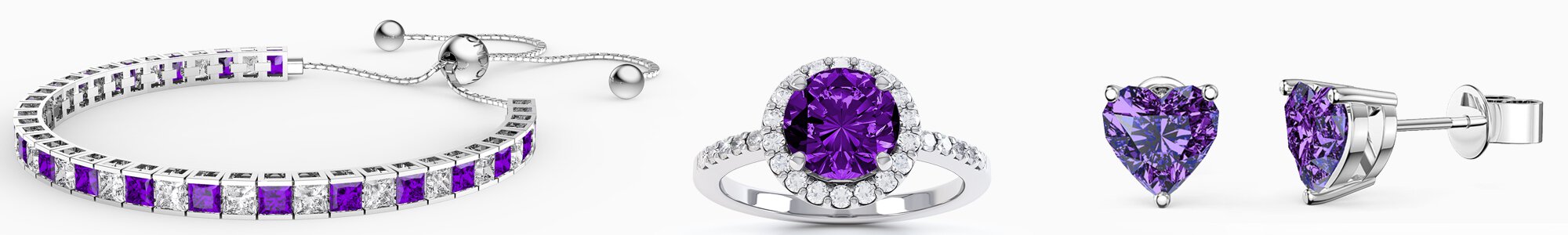 Amethyst Jewelry - from Earrings to Pendants to Rings to Bracelets