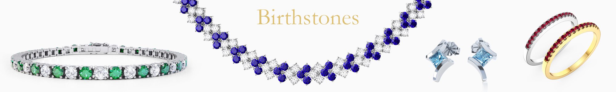 Birthstone Jewelry - from Diamond studs to gemstone drops