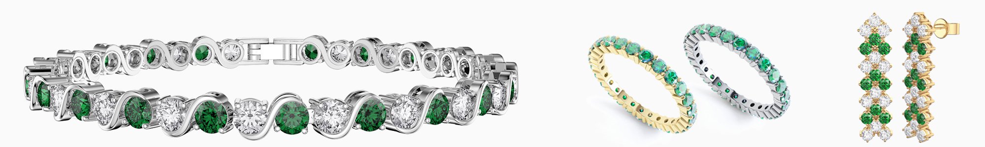 Emerald Jewelry - Wide Selection of Earrings, Pendants, Engagement Rings, Bracelets and Necklaces