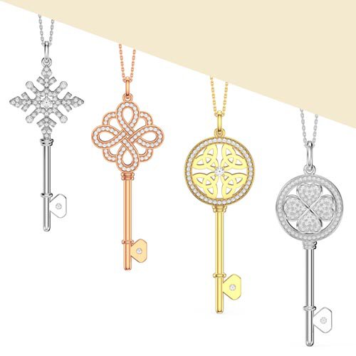Jian London Eternity Jewelry Set with Necklace