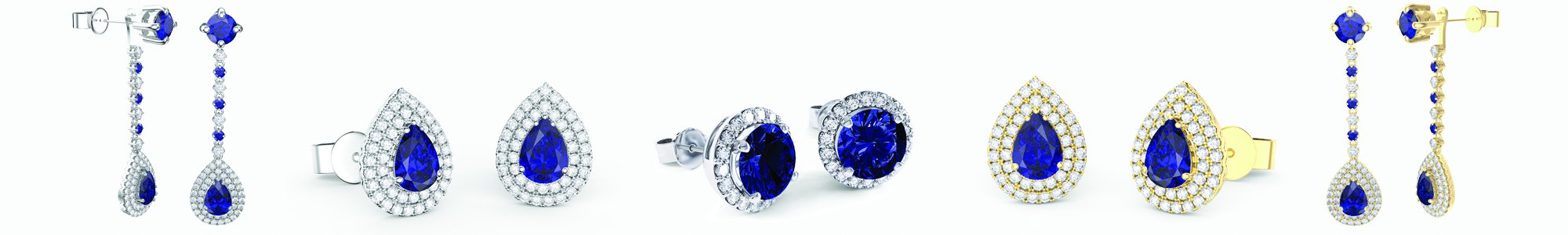 Shop Sapphire Earrings by Jian London. Buy direct and save from our wide selection of Sapphire Earrings at the Jian London jewelry Store. Free US Delivery