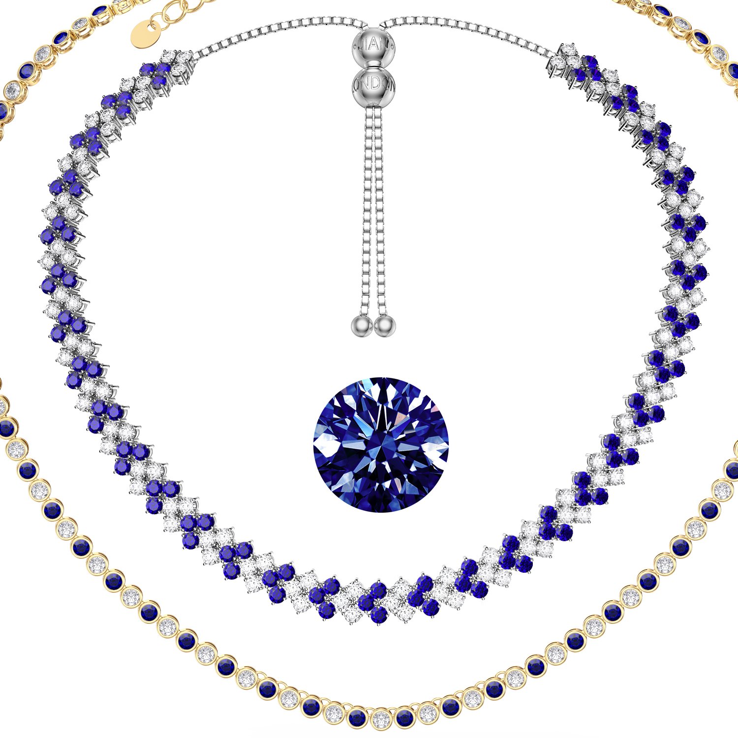 Sapphire Necklaces