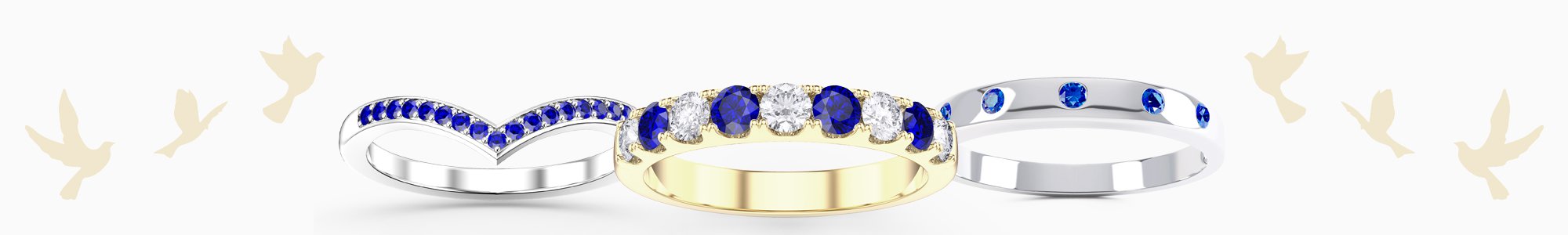 Shop Sapphire Wedding Rings by Jian London. Buy direct and save from our great selection of Sapphire Wedding Rings at the Jian London jewelry Store. Free US Delivery