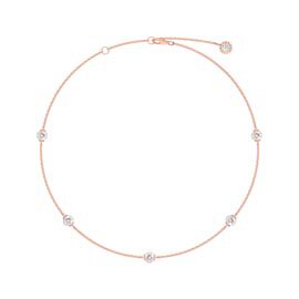 Pearl By the Yard 18K Rose Gold Vermeil Choker Necklace
