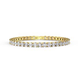 Stardust 1ct Lab Diamond 18K Gold Vermeil Tennis Bracelet