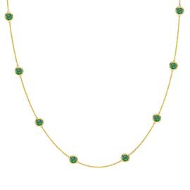Emerald By the Yard 18K Gold Vermeil Necklace