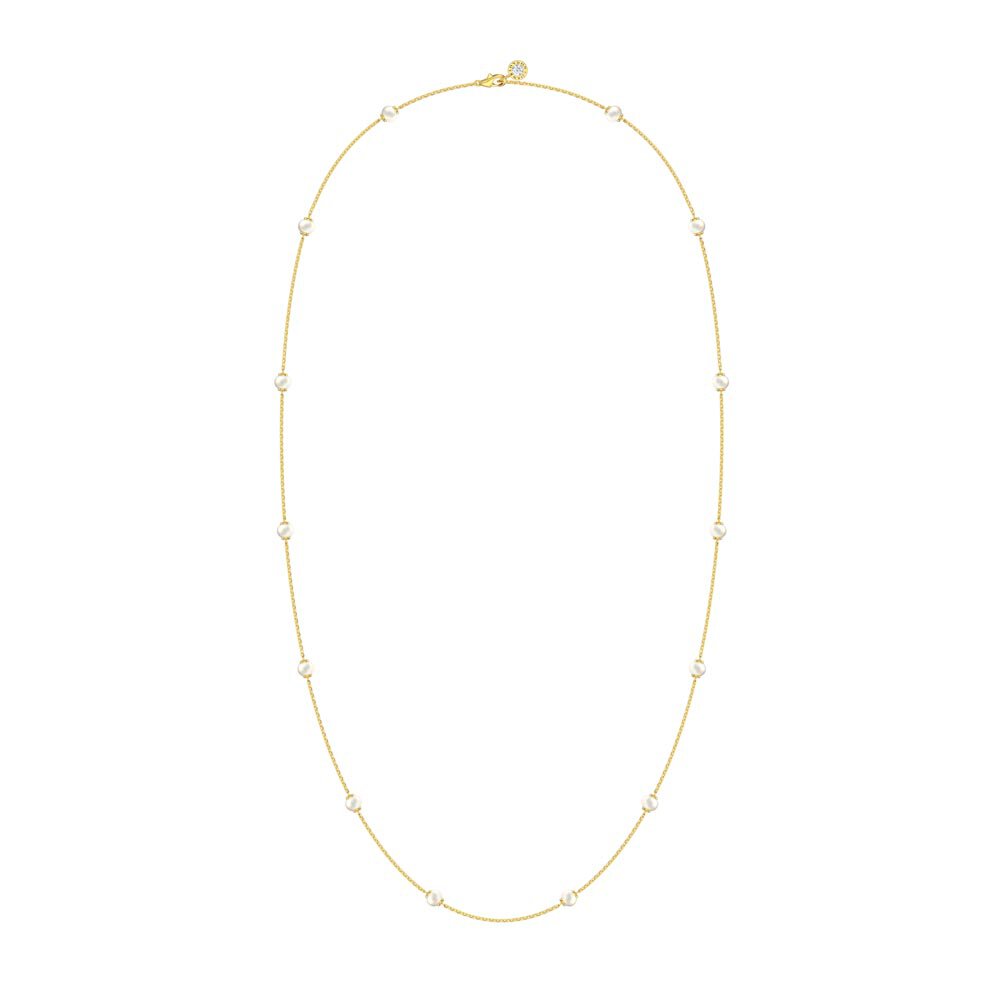 Pearl By the Yard 18K Gold Vermeil Necklace 36inch #2
