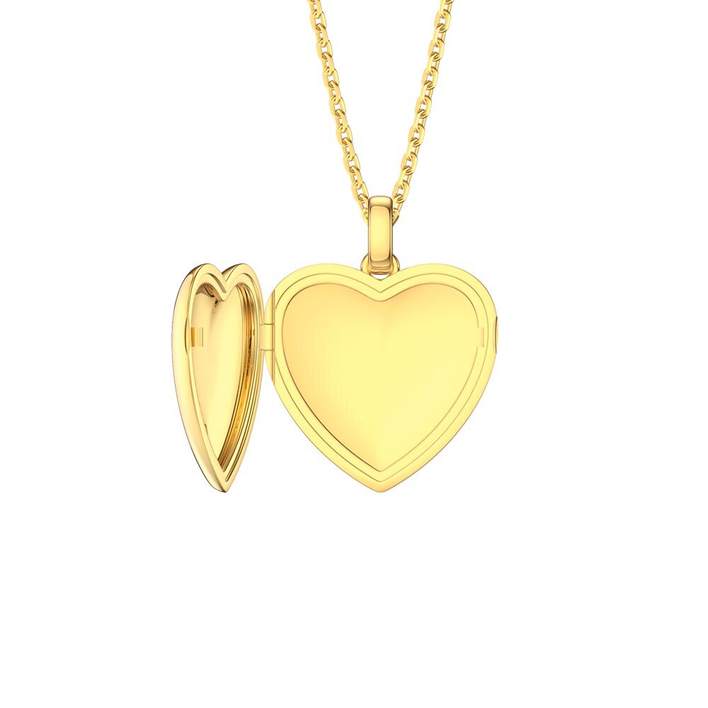 Charmisma Ruby 18K Gold Vermeil Heart Locket #2