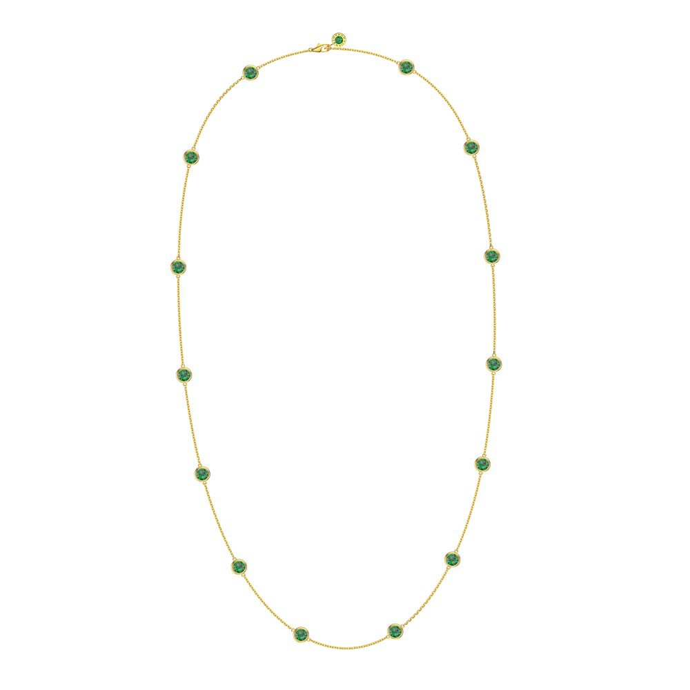Emerald By the Yard 18K Gold Vermeil Necklace #3