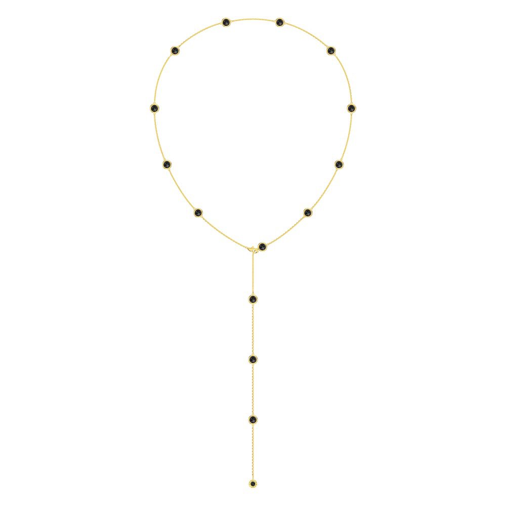 Onyx By the Yard 18K Gold Vermeil Silver Necklace #2