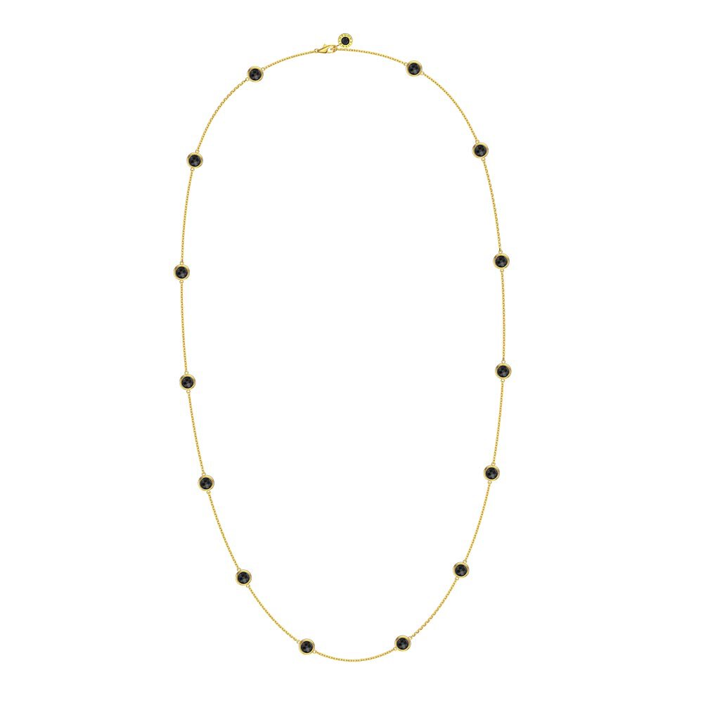 Onyx By the Yard 18K Gold Vermeil Silver Necklace #3